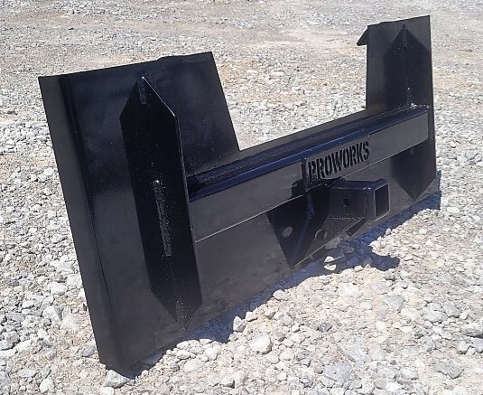 Skid Steer Quick Attach to Trailer Receiver Hitch Attachment – Free Shipping