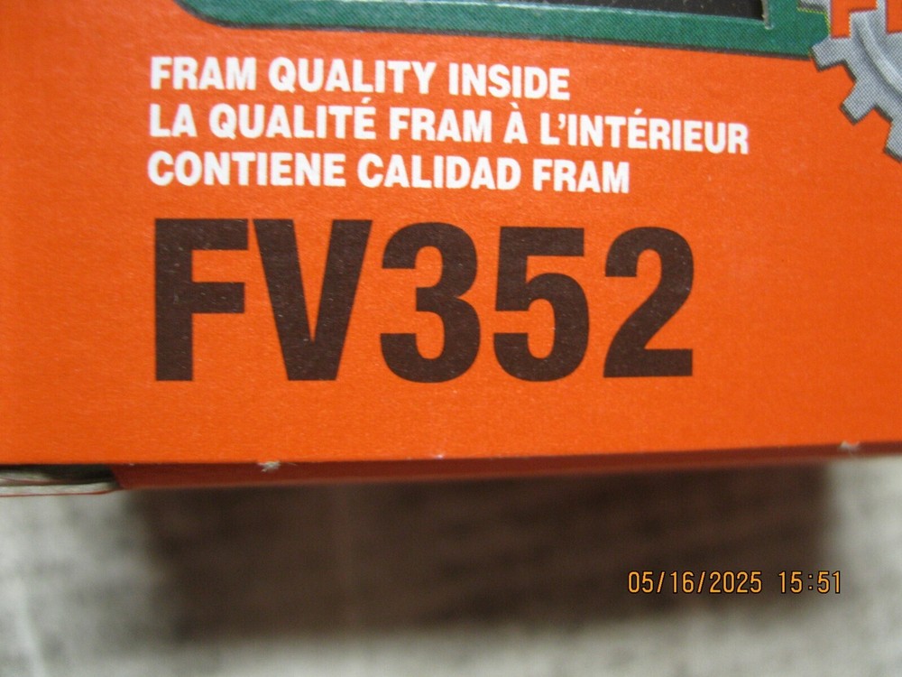 PCV Valve Fram FV352