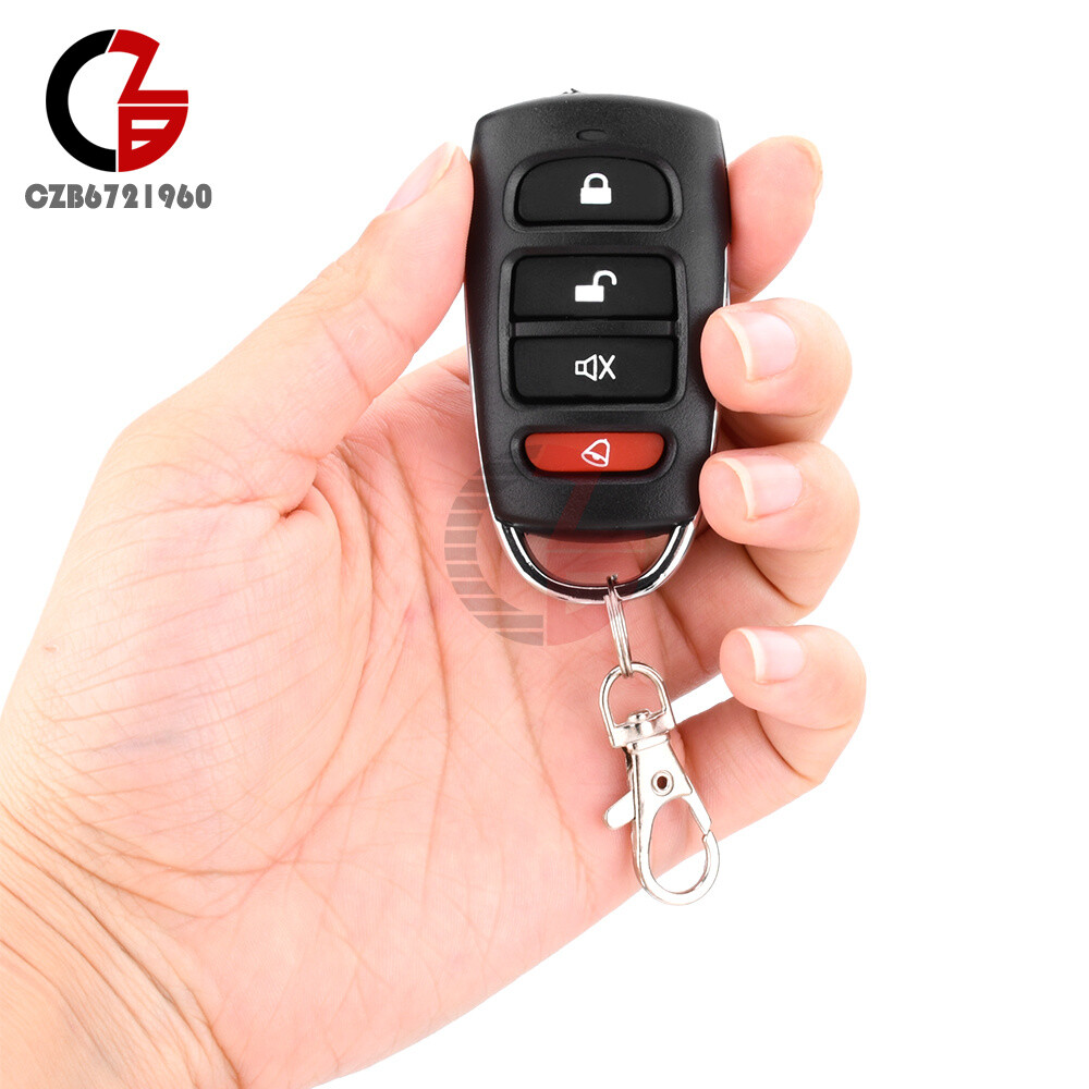433MHz RF Wireless Garage Door Remote Control 4-Keys Copy Universal Controller