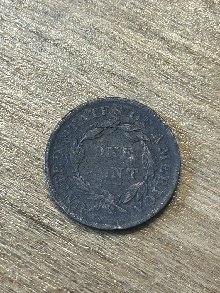 1834 Coronet Large Cent VF