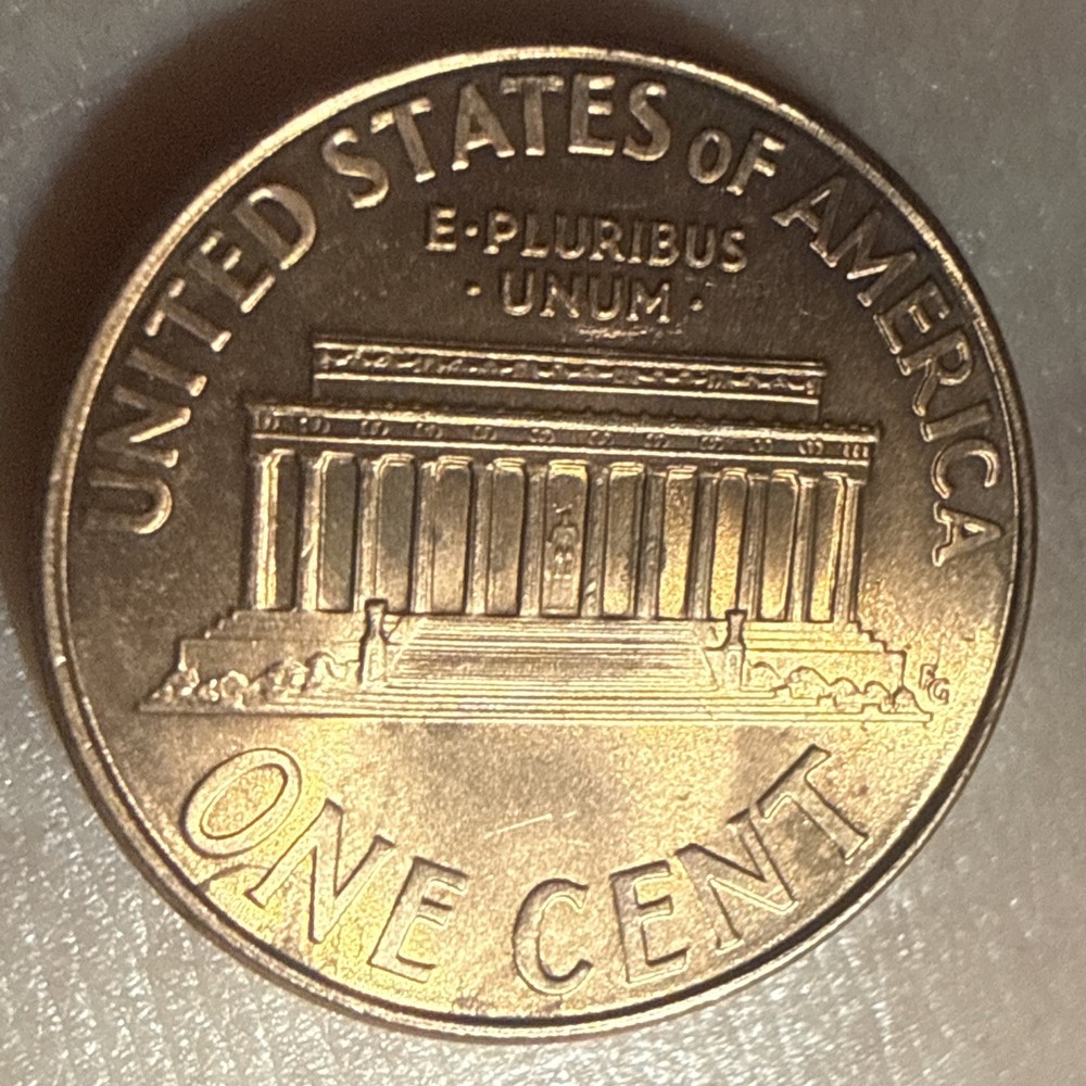 Stunning 1999 D Lincoln Memorial Cent RD Error