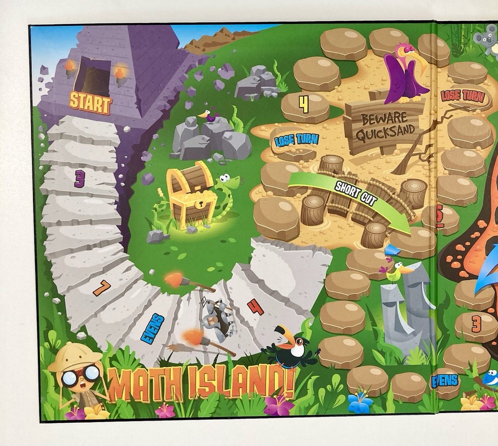 Learning Resources Math Island Addition & Subtraction Game Ages 6+ Complete