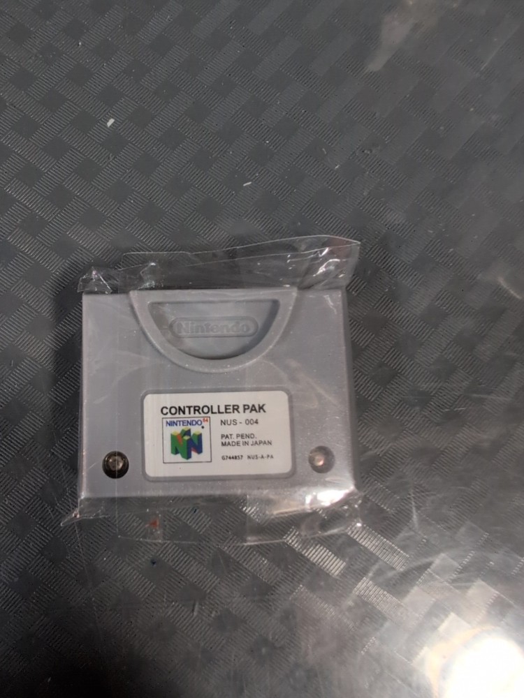Nintendo 64 N64 Controller Pak NUS-004 *FRAM MOD* New #53