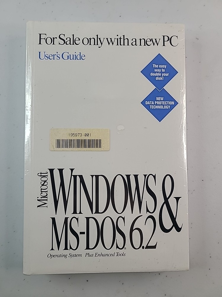 Microsoft MS-DOS6.2 Operating System Plus Enhanced Tools