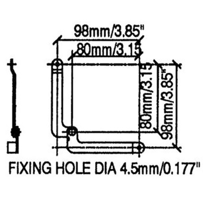 Penn Elcom P1240N Large Locking Lid Stay