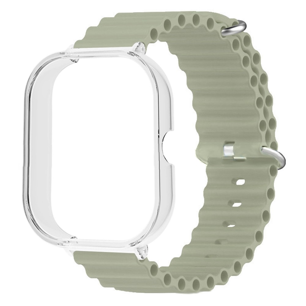 Silicone Replacement Wristband for  with Transparent PC Frame Soft Strap