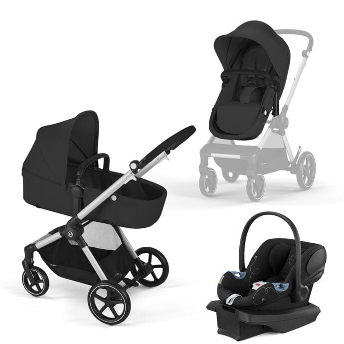 Cybex EOS Silver Frame/Aton G - Moon Black -BRAND NEW!