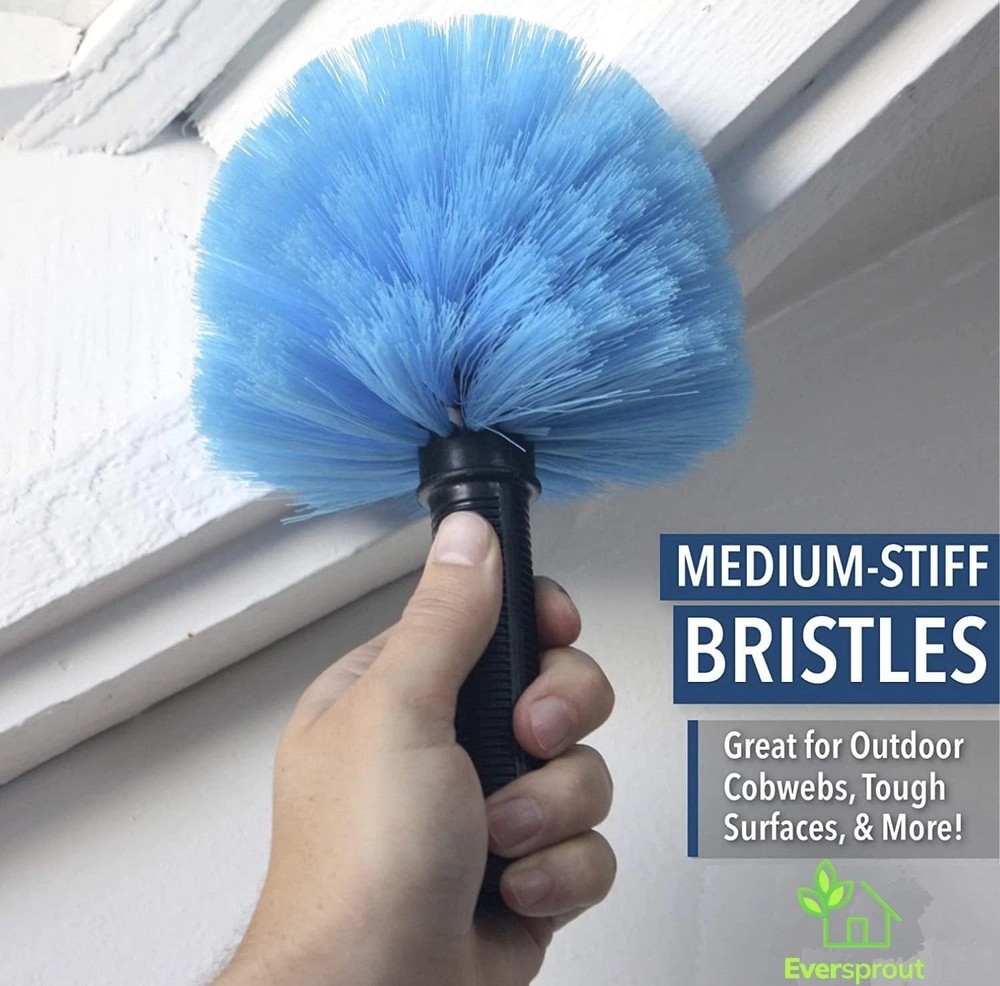 Duster 3-Pack | Hand-Packaged Cobweb Duster, Microfiber Feather Duster, Flexi...