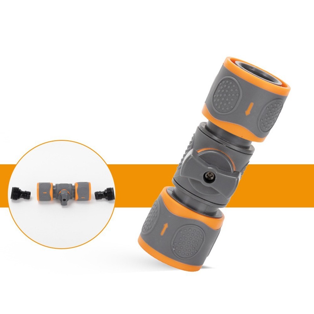 Inline Tap Valve Connector For Garden Hose Pipe And Irrigation Systems