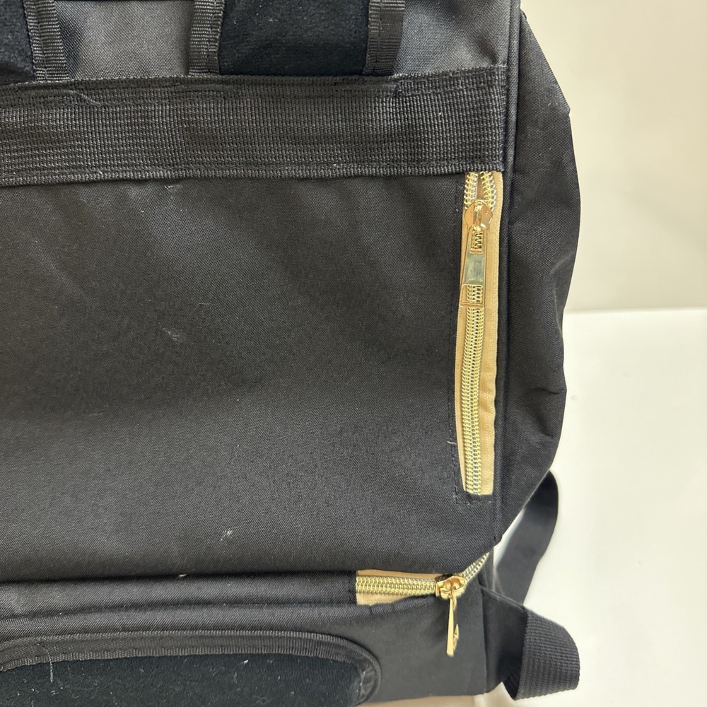 Breast Pump Backpack with cooler, USB Charging Port Black