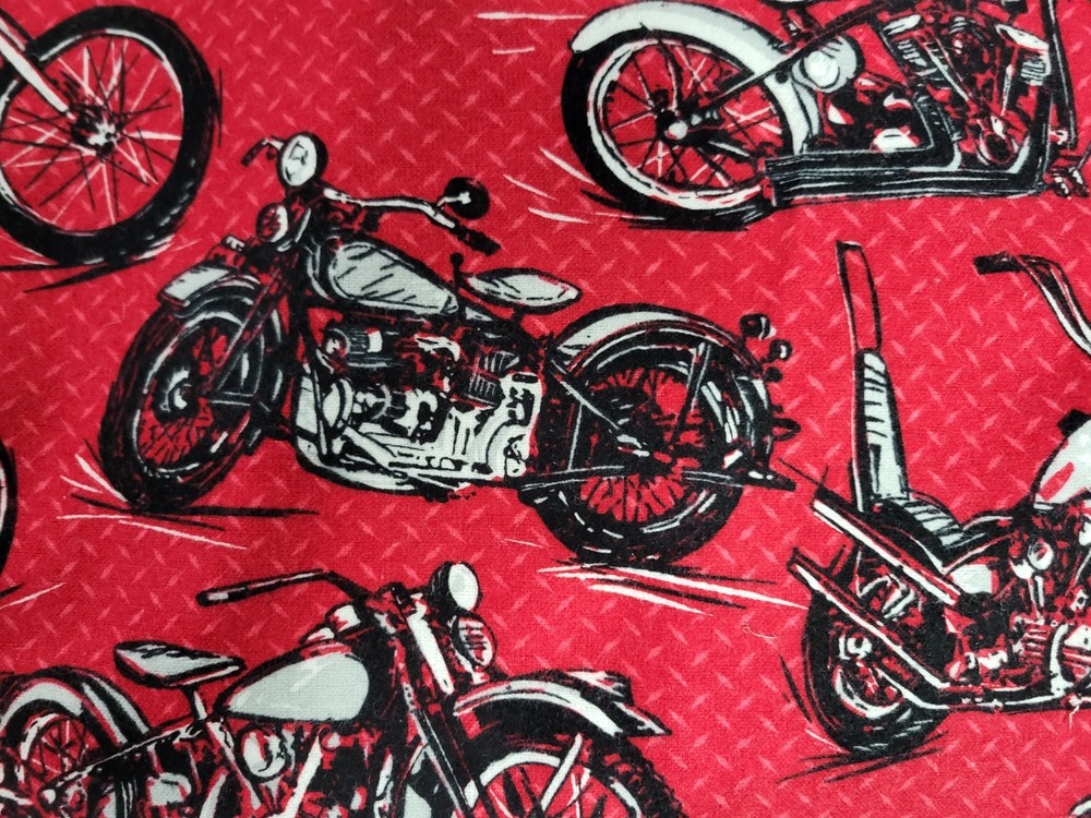 Motorcycle Reusable Corn Bag, Microwave Corn Heat Pack, Corn Heating Pad, Red