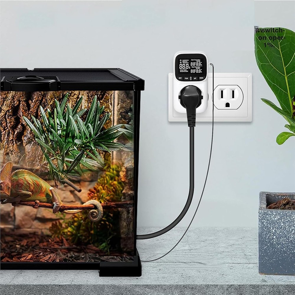 Digital Thermostat Temperature Controller Heating Cooling Greenhouse & Incubator