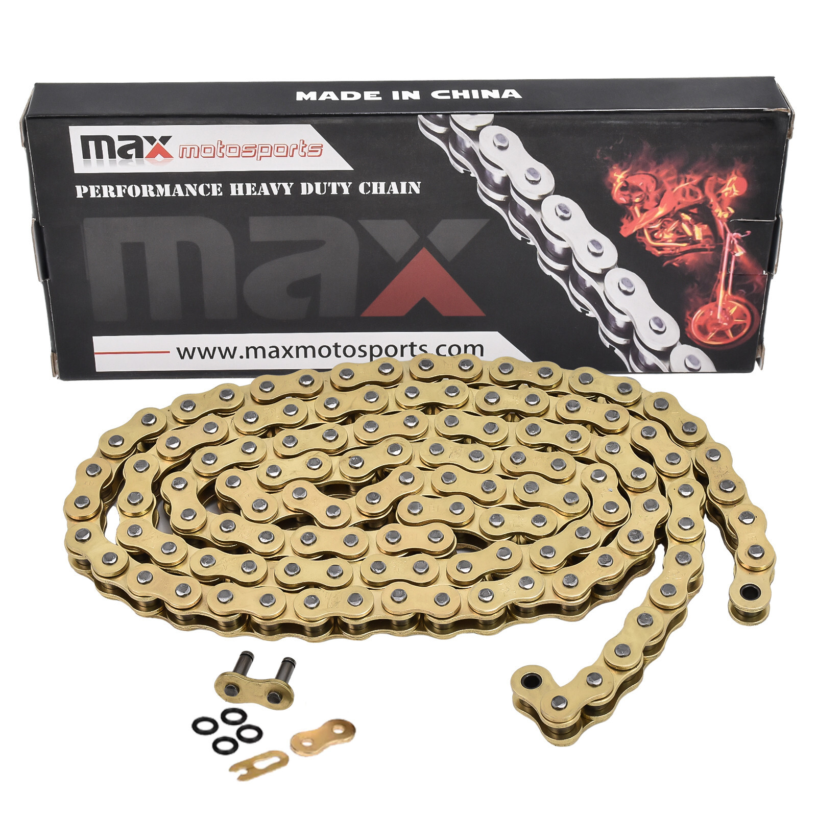 Gold 420 X-Ring Drive Chain 130 Links for Honda CRF150R CRF150RB 2007-2024