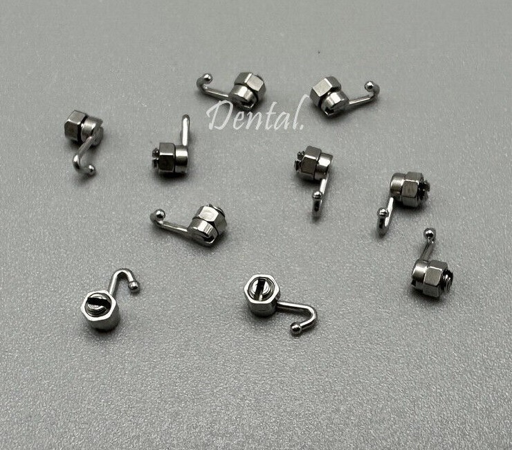 Orthodontic Crimpable Hooks Left Right Dental Arch Wire Activity Stops Hook Lock