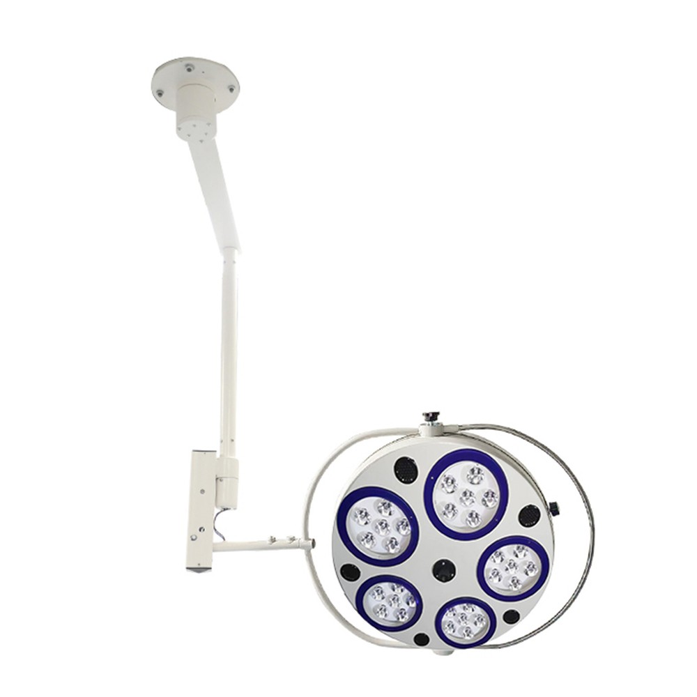 Ceiling-mounted Dental Shadowless Operating Light 5-Hole Surgical LED Exam Light