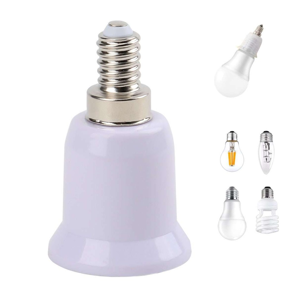 5/10/20Pcs Light Bulb Socket Adapter E12 to E26/E27 Base Chandelier Converter US
