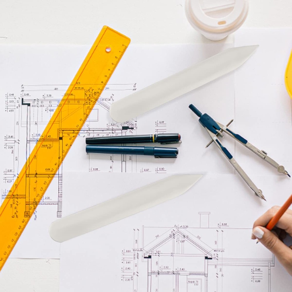 Genuine Bone Folder 2PCS Creaser Bookbinding Tool Scoring Kit for Letter Open...