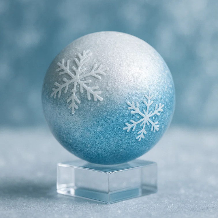 2" Solid Plastic Art Sphere, Paintable 50 mm DIY Craft Ball, Seamless, QTY 2