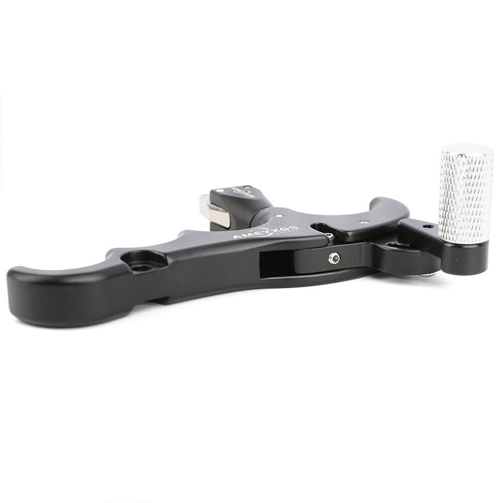 Compound Bow Release Aids 4 Finger Thumb Trigger Metal D Loop Archery Shooting