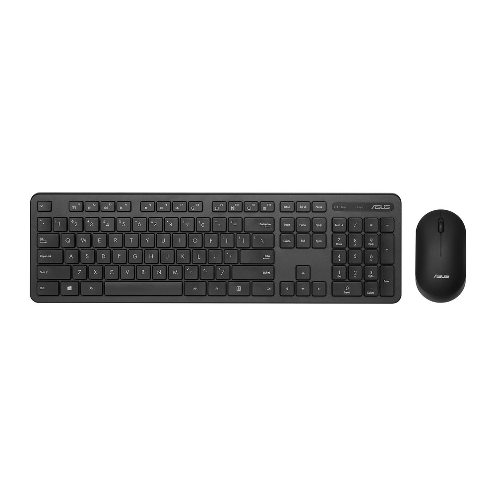 ASUS Wireless Keyboard and Mouse Set CW100 Black Copilot+