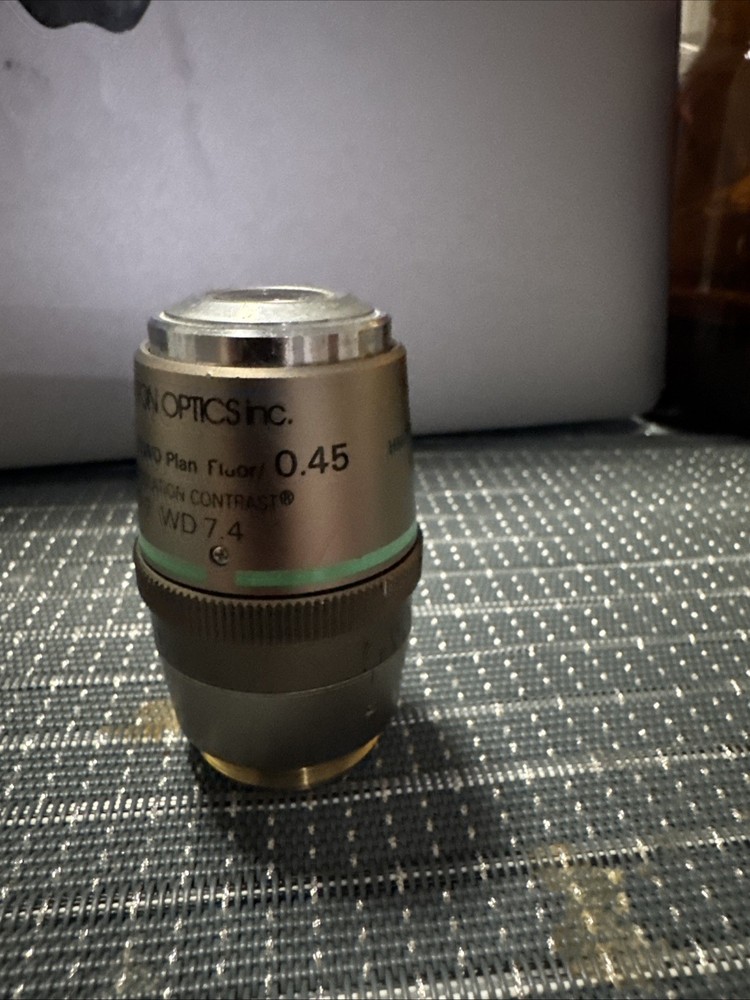 NIKON PLAN FLUOR ELWD 20X/0.45 PH1 DM DIC L PHASE CONTRAST MICROSCOPE OBJECTIVE