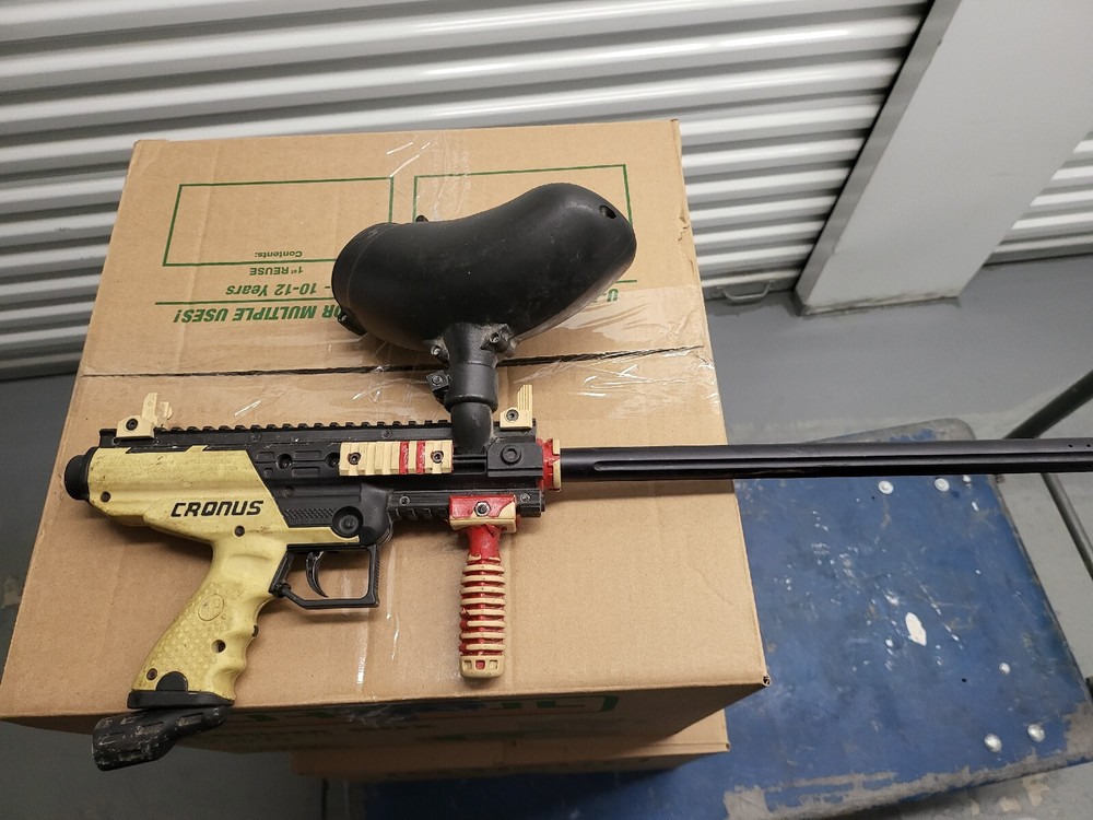 Cronus Paintball Gun - Beige/Black.