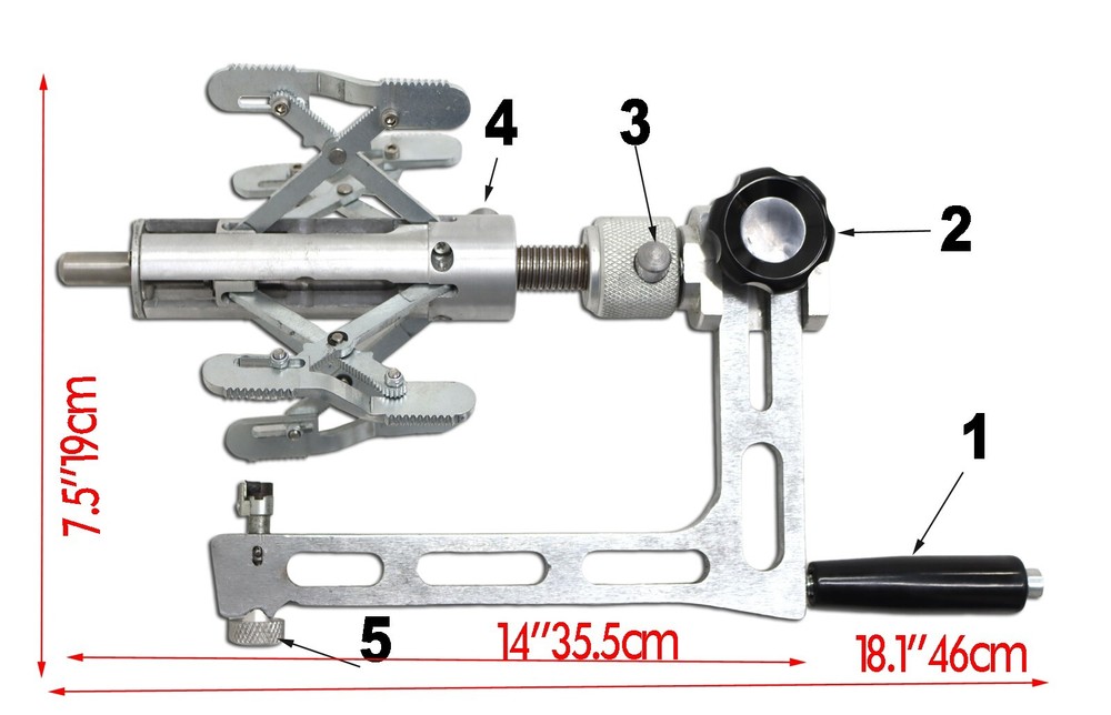 Gas PE Pipe Rotary Scraper Manual Scraper Remove Oxidation Layer Scraping Knife