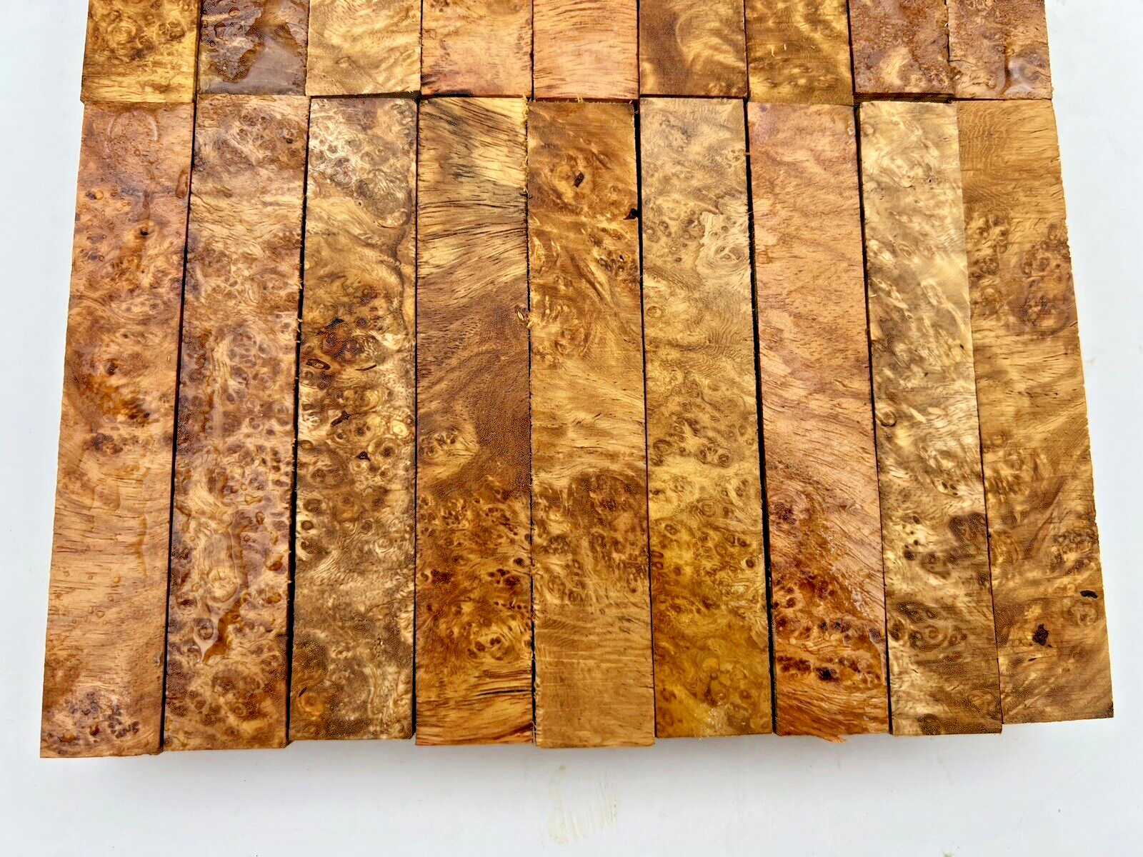Amboyna Burl Wood Pen Turning Blanks - Beautiful!!!