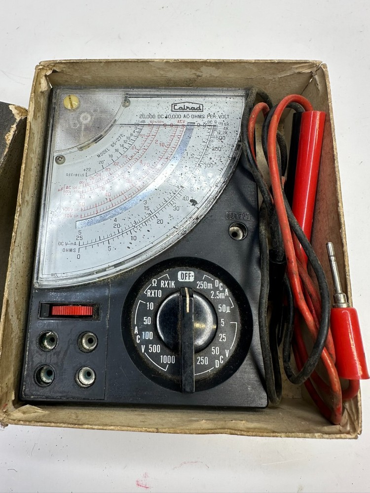 Calrad 65-272 Voltage Meter Multitester ~ Untested