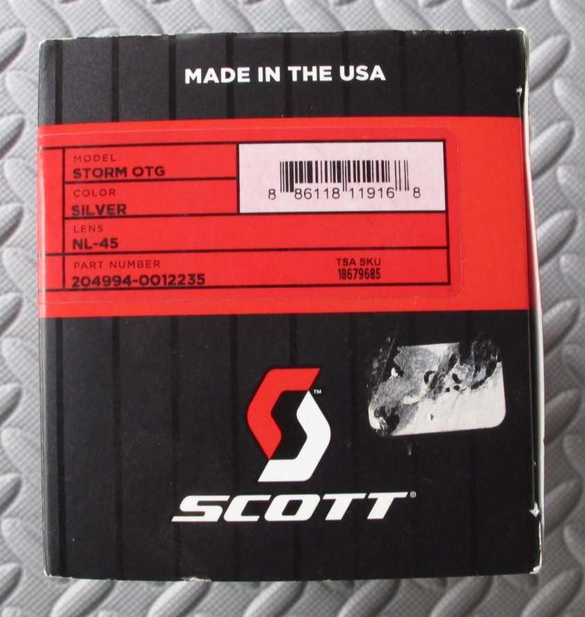 Scott Storm OTG Goggles Silver NL-45