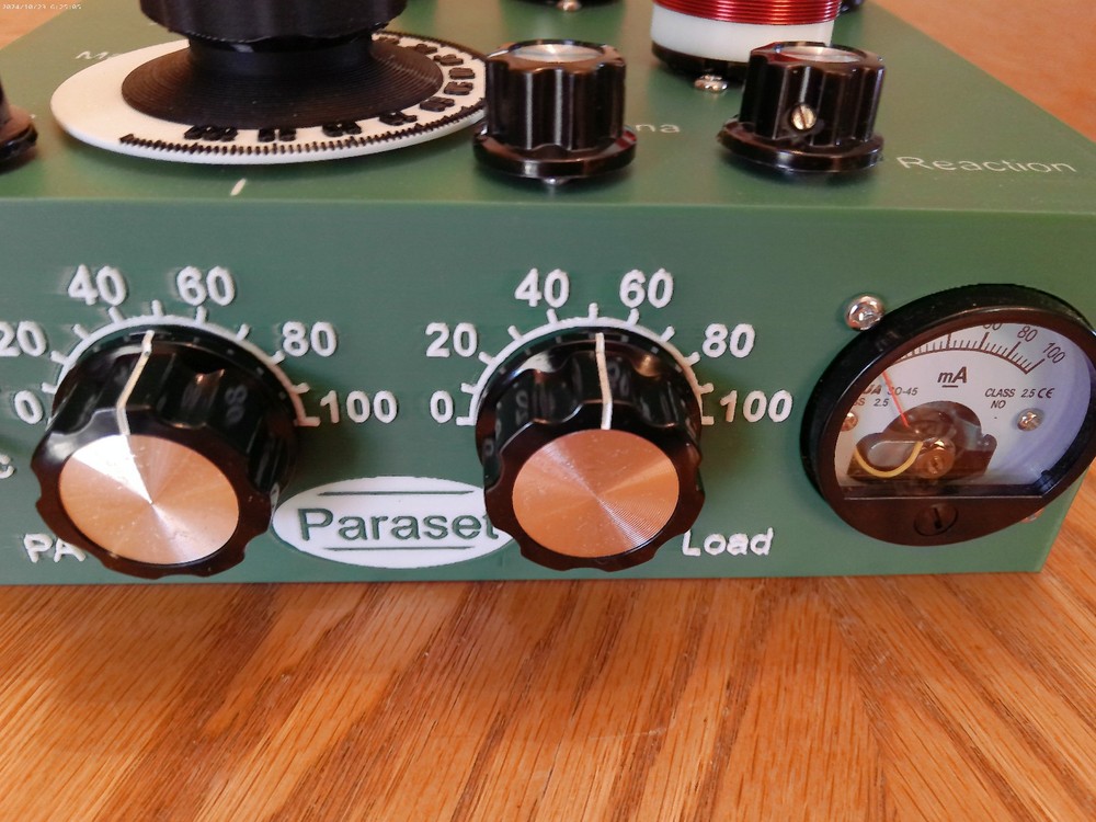 Schematic Only 40/30/20 Meter Paraset QRP Transmitter/Regen Receiver