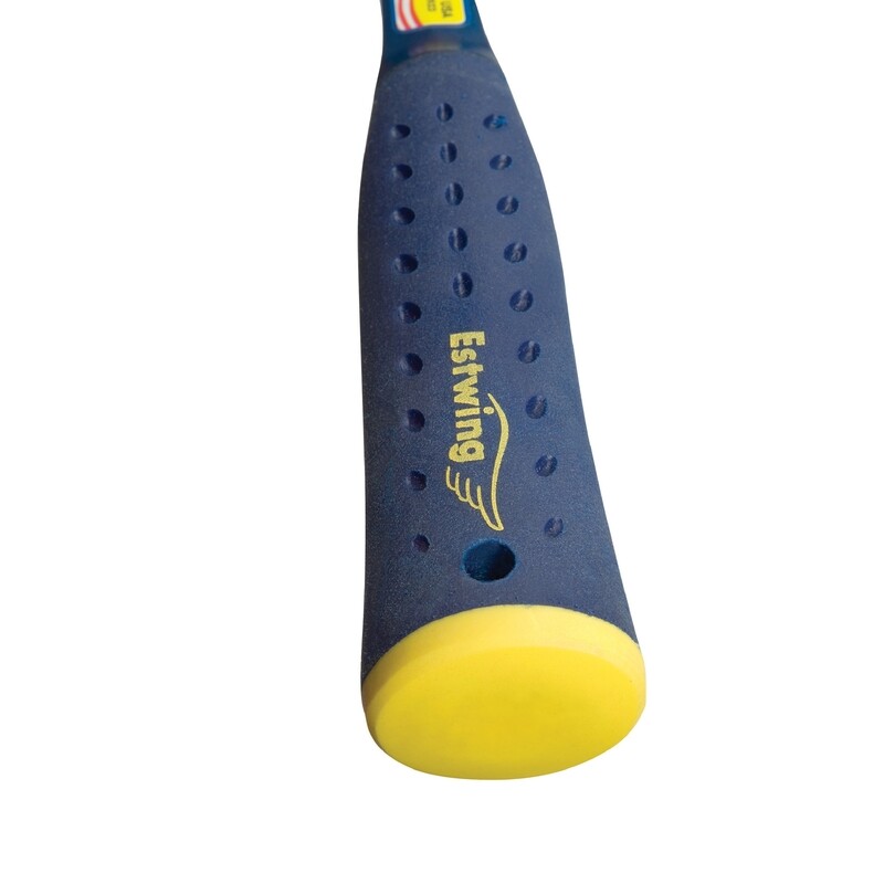Estwing E6-48E Solid Steel Engineers Hammer 48 oz. with Blue Nylon Vinyl Grip