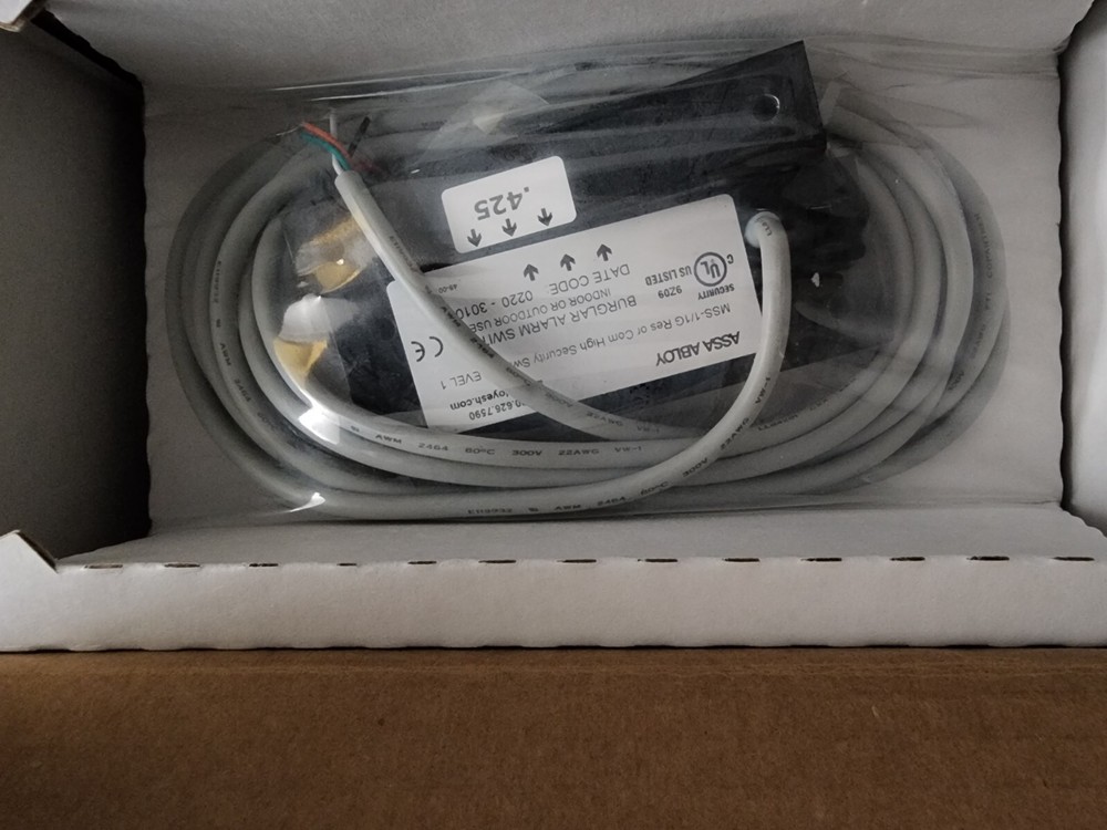 Securitron ASSA ABLOY MSS-1C Concealed High Security Switch [CTNO] New Hardware
