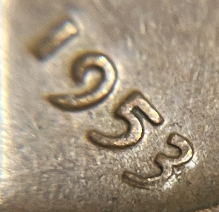 1953 Wheat Penny Error DDO Doubling In Date