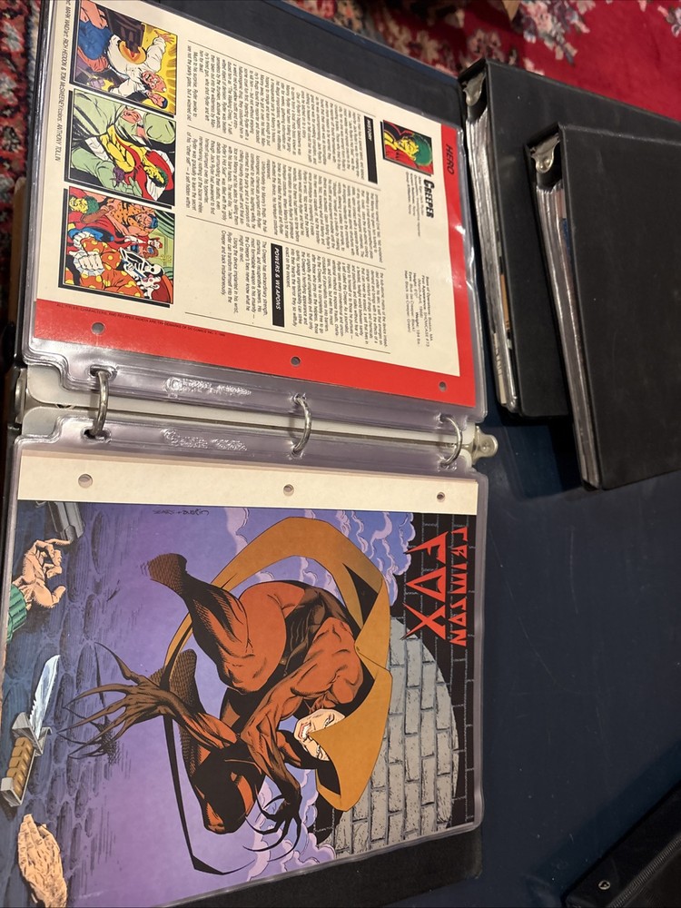 Comic Book Bio Binder