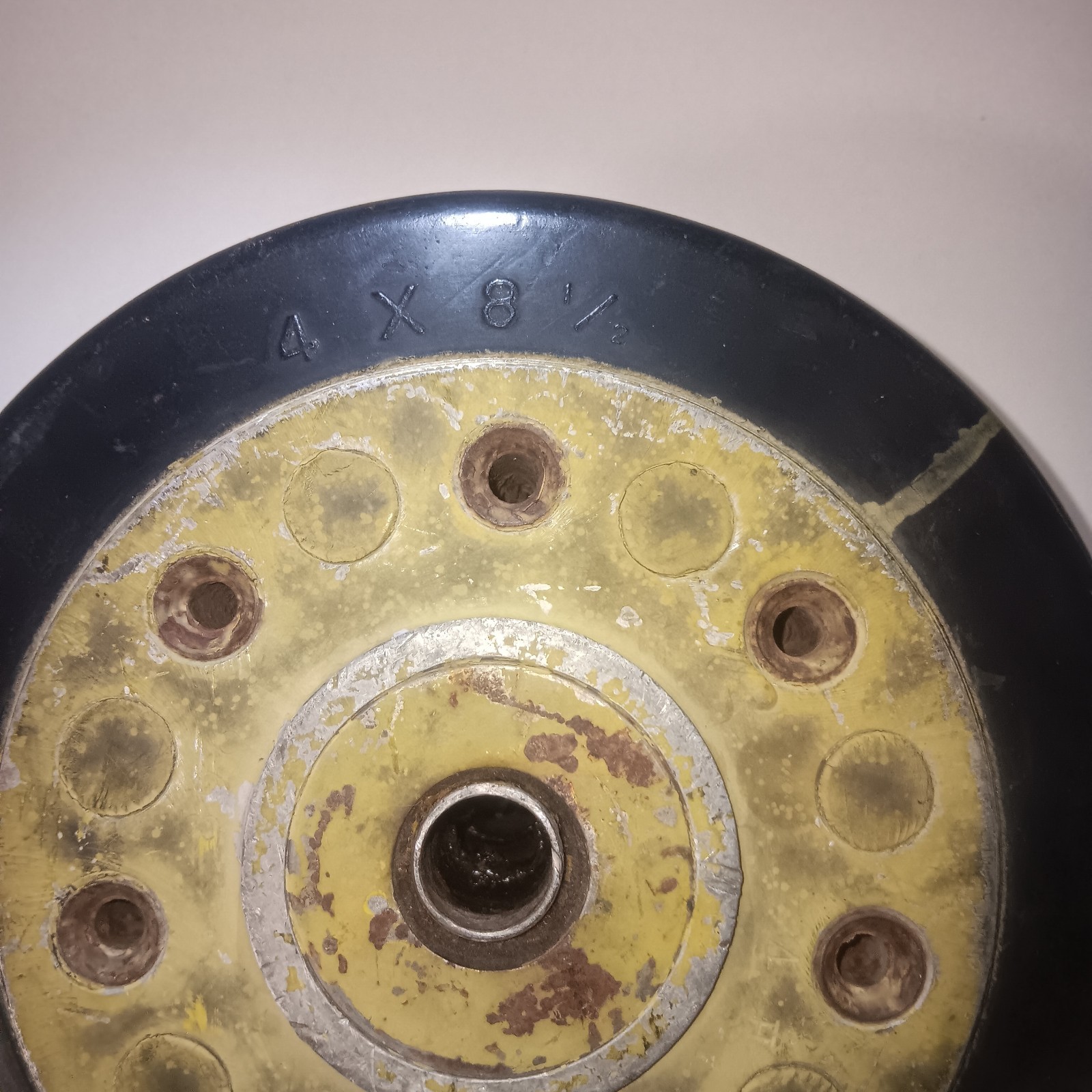 WW2 WWII US Fighter Aircraft Tail Wheel 4 x 8 1/2 By Grizzly