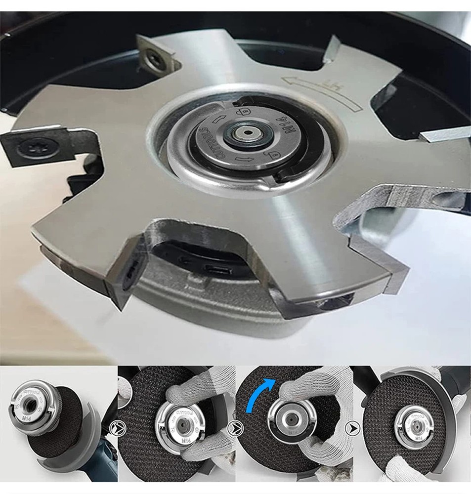Quick Release Angle Grinder Locking Nuts M14 Angle Grinder Flange Nut Replacment