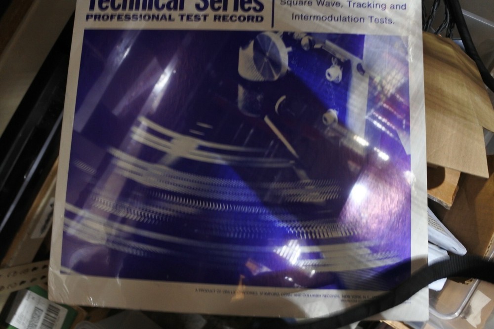 CBS LABORATORIES TECHNICAL, PROFESSIONAL TEST RECORD, STR-112 NEW (E30)