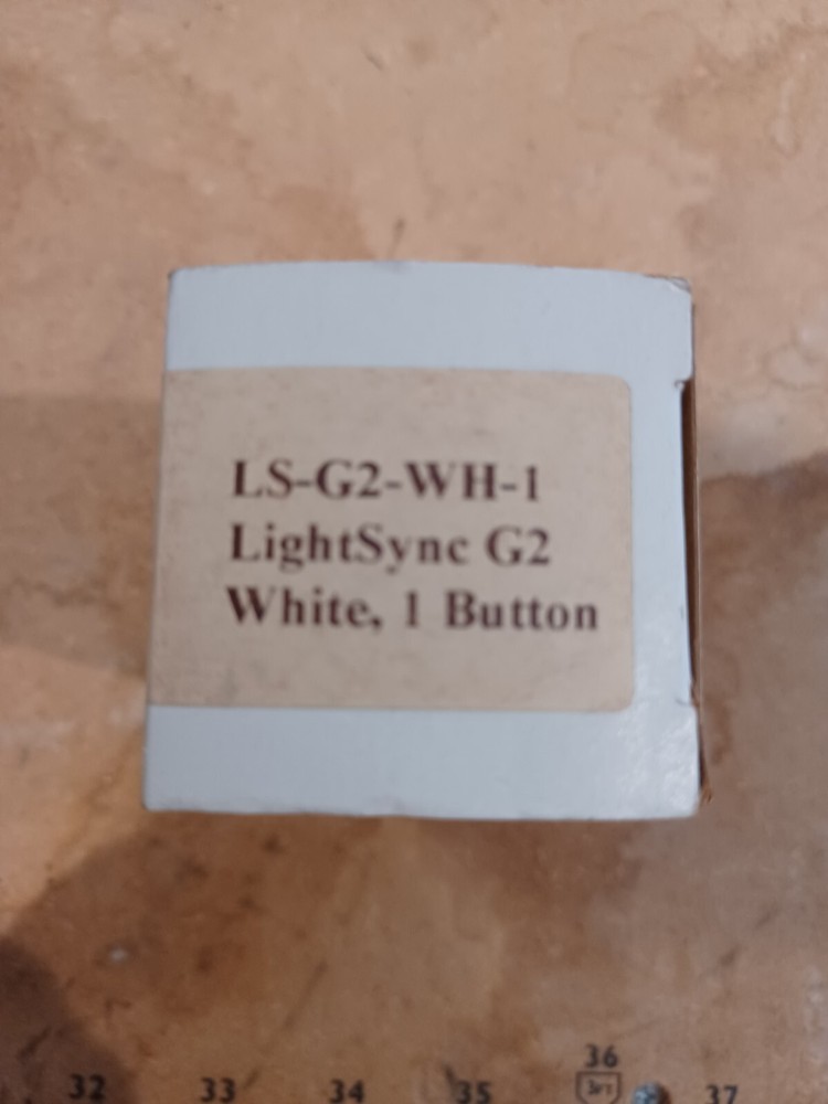 ILC LightSync Control Devices G2 White 1 Button LS-G2-WH-1