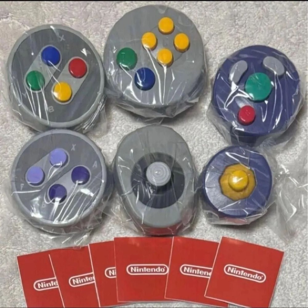 Nintendo Capsule Toy Controller Button Collection Vol.2 Complete Set or 6 types