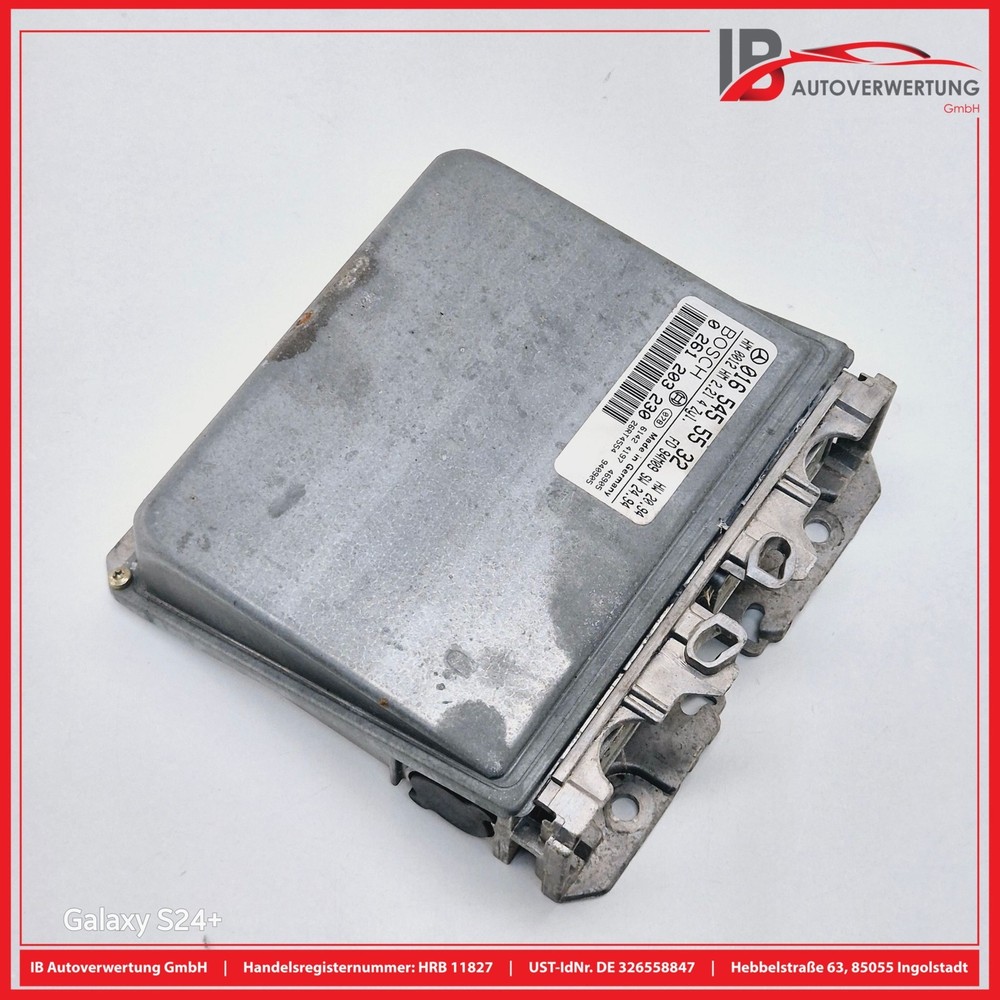 MERCEDES-BENZ E-CLASS W124 ECU Engine 0165455532 BOSCH