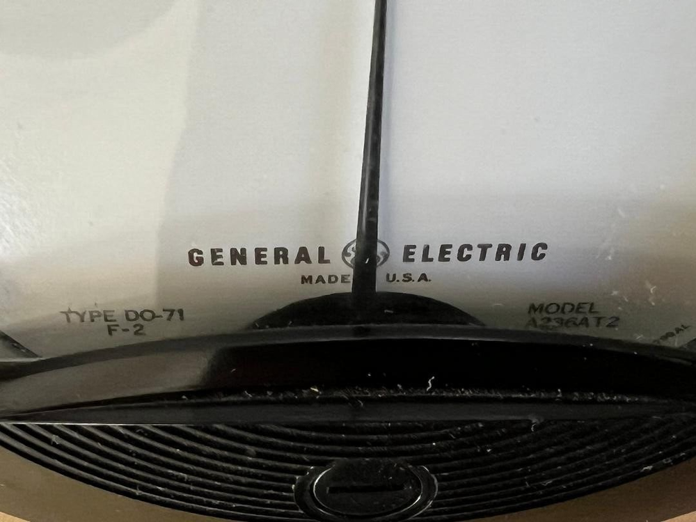 GE PANEL METER GAUGE TYPE DO-71 F2 MODEL A236AT2 GENERAL ELECTRIC