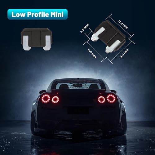 66.9" Universal Fuse Bypass Switch Kit Relay Bypass Switch Kit Low Profile Mini