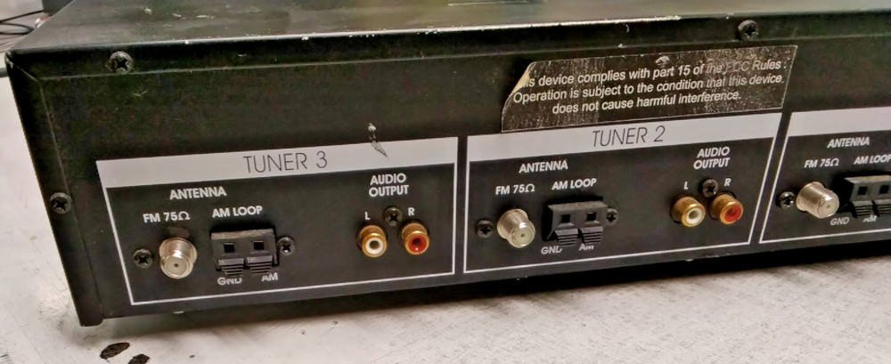 Nuvo Model NV-T3 Three Source AM/FM Tuner