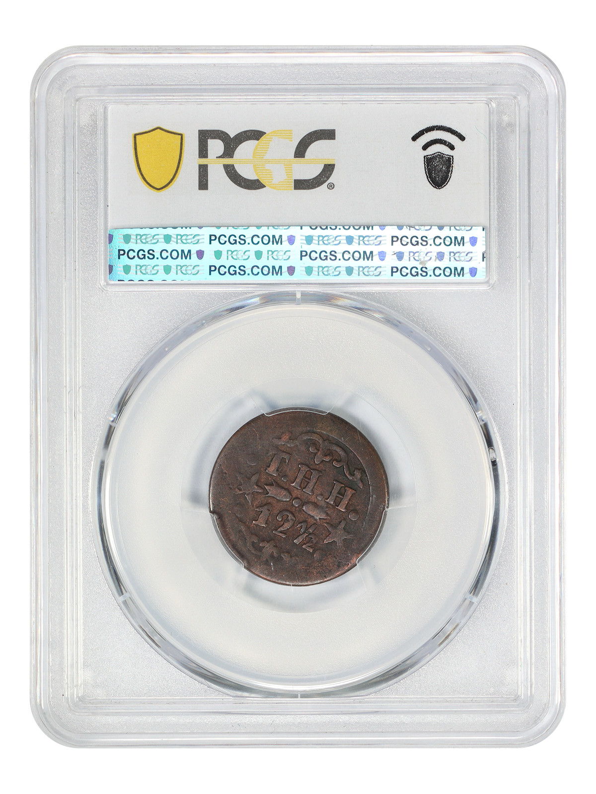 1879 12 1/2C Hawaii PCGS VF30 (T.Hobron, 2/6 Stars) - Hawaii
