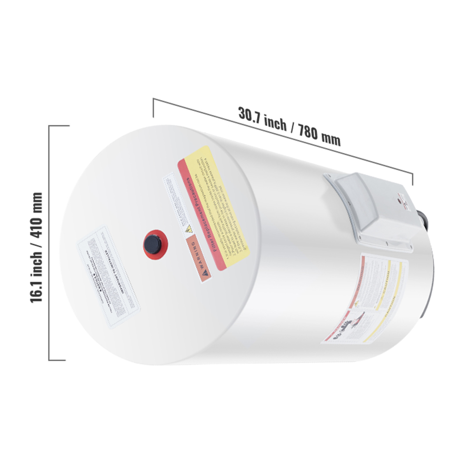 18 Gallon Electric Water Heater Instant Hot 1.6Kw LED Display for Shower