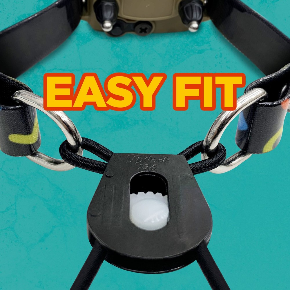 Dogtra Tom Davis Bungee Collar Comfortable Easy Fit Strap Only - Black