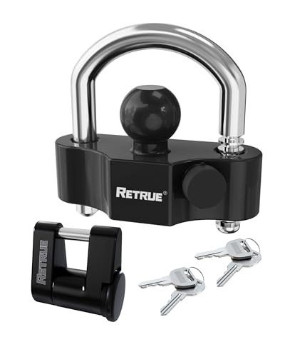 Keyed Alike Heavy Duty Coupler Lock Set Basic Heavy-Duty Lock Set Black