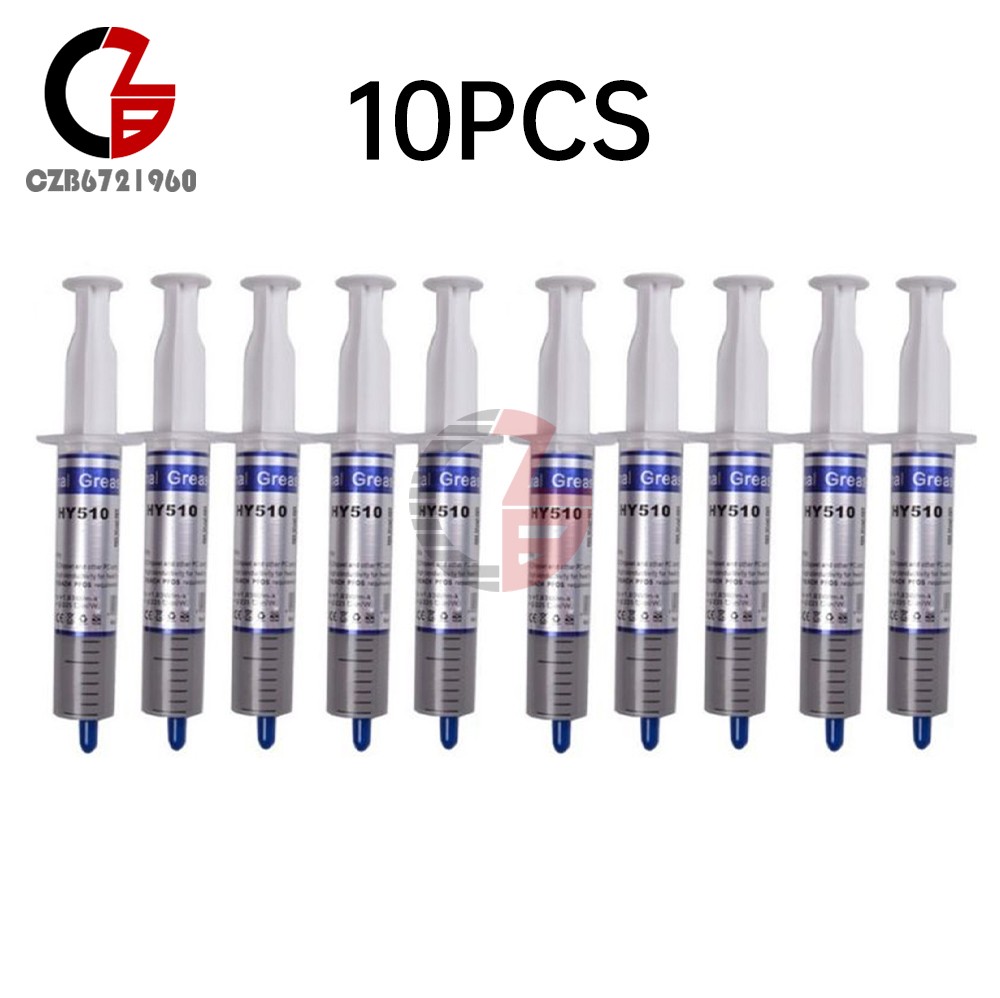 10PCS 30g Grey Thermal Conductive Grease Paste For CPU GPU Chipset Cooling HY510