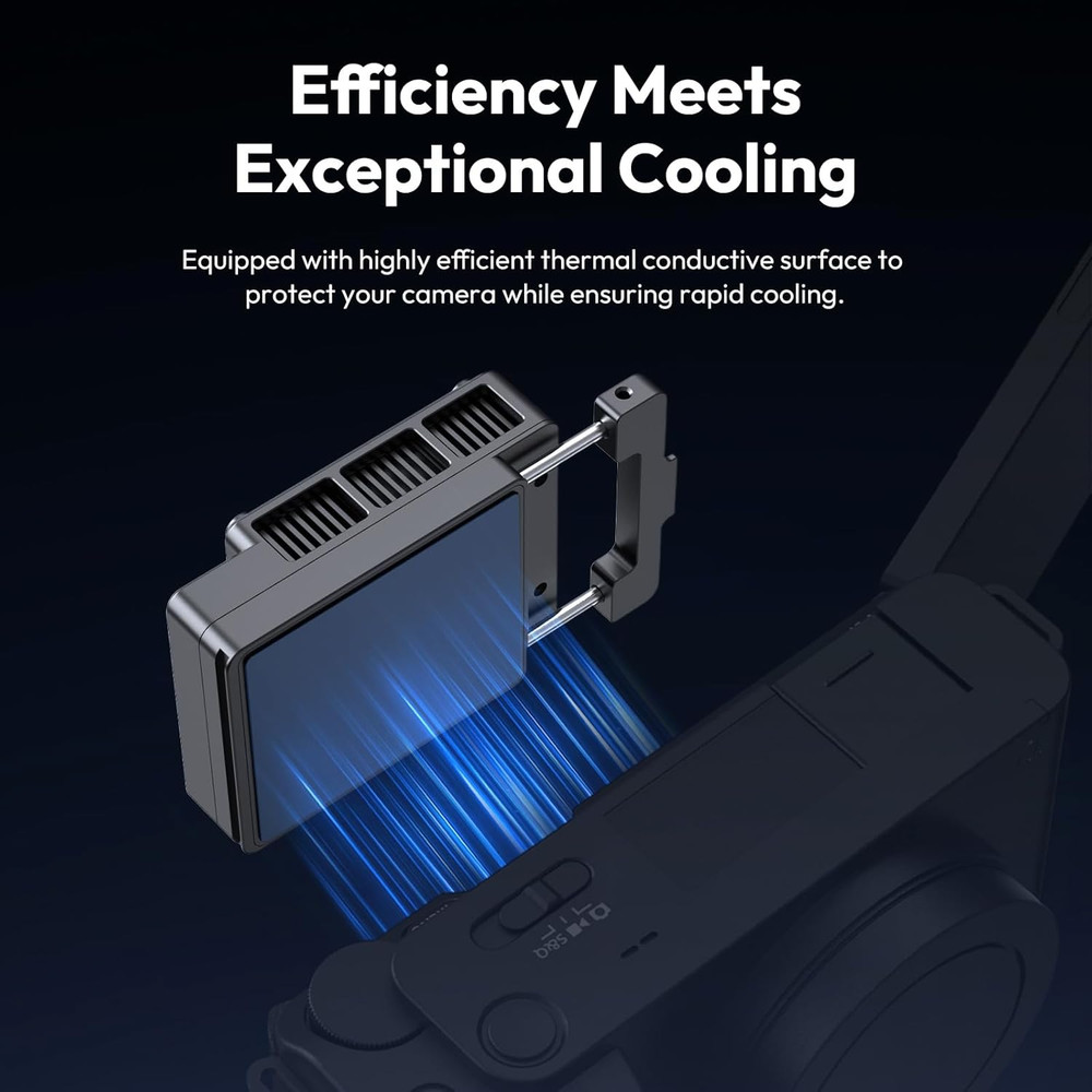 CU01 Camera Cooling Kit for DSLR & Mirrorless with Rechargeable Battery